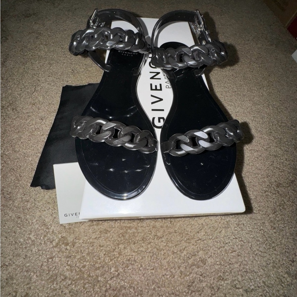 Givenchy Jelly Sandals Black Size 35
